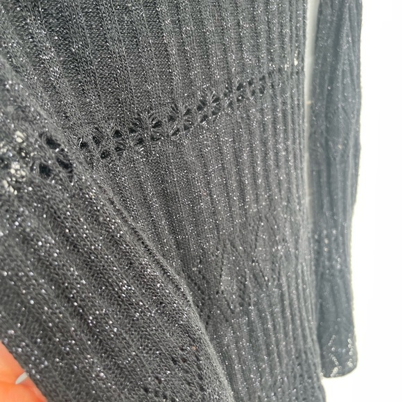 Forever 21 Black Knit Top/Sweater Size S - Picture 4 of 5